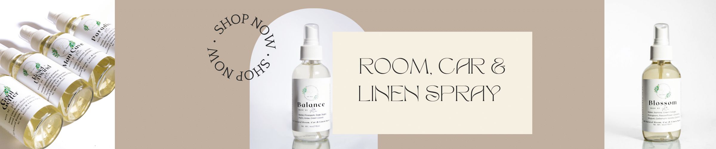 All-Natural Luxe Room, Car & Linen Spray